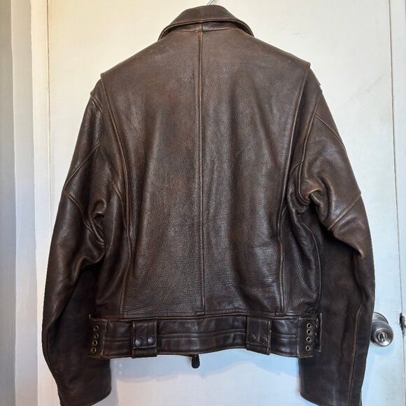 Avirex Vintage Leather Jacket - Picture 2 of 11